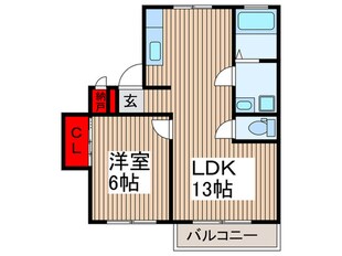 エルメゾンの物件間取画像